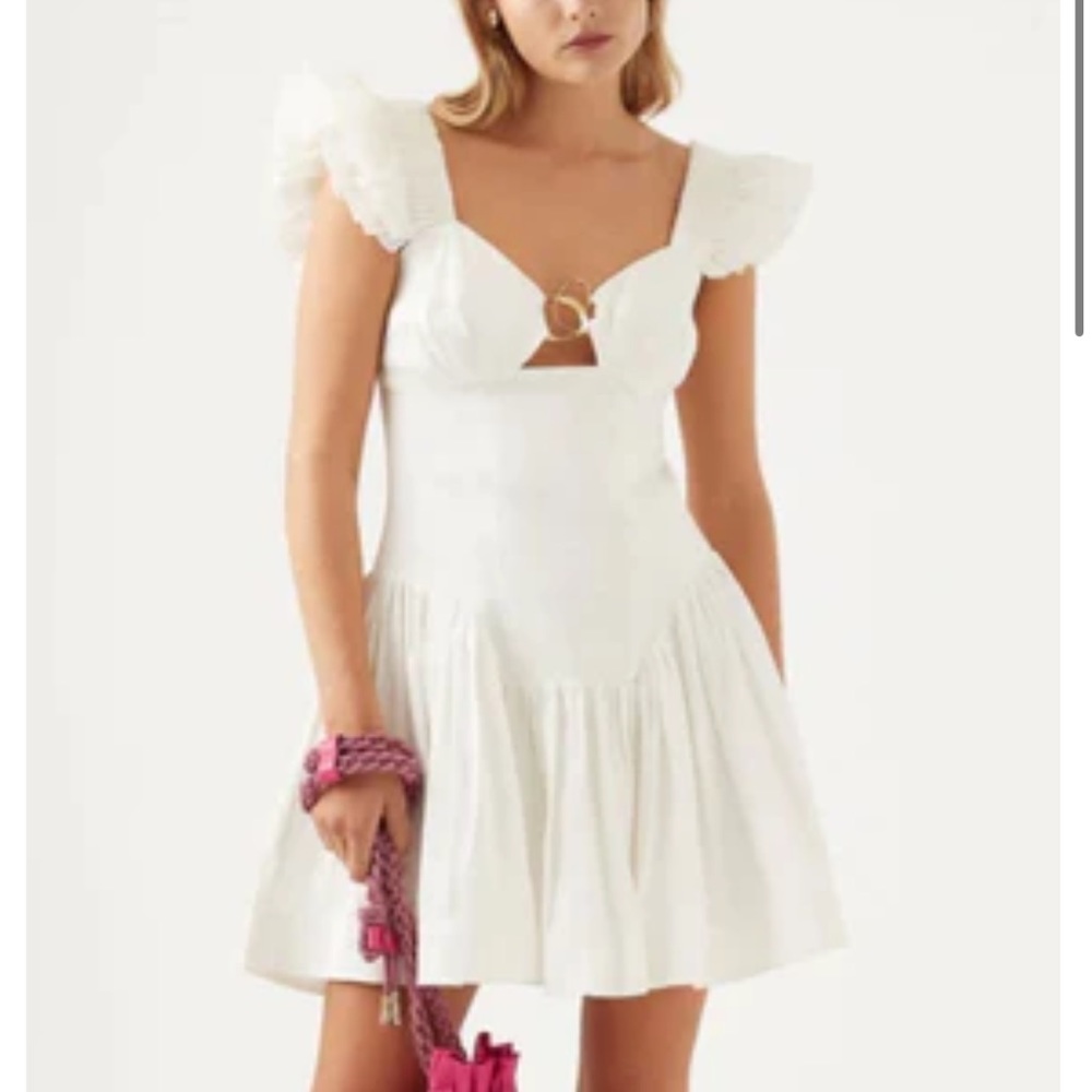 AJE Simone Frill Minidress